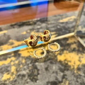 Oak + Fort Gold Earrings - 2 Pairs